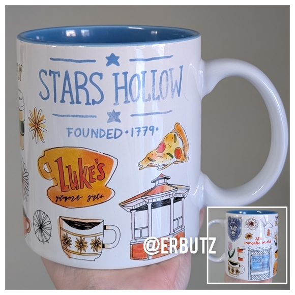 Gilmore Girls Other - Gilmore Girls Stars Hollow Mug With Allover Tv Series Icon Graphics ☕